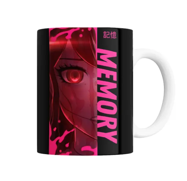 Taza de Cerámica Danganronpa Memory Ojo Rojo Anime