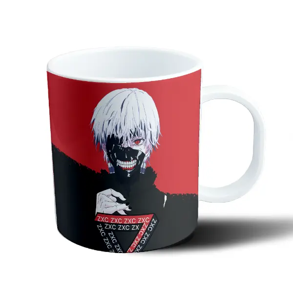 Taza de Plástico Tokyo Ghoul Ken Kaneki con Máscara ZXC