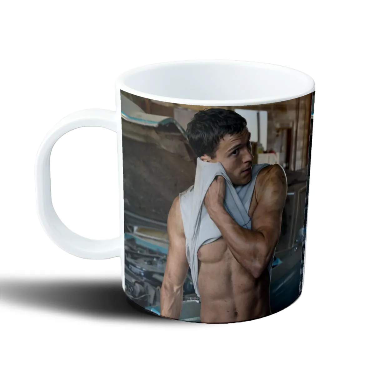 Taza de Plástico Tom Holland Foto Taller - vista 2