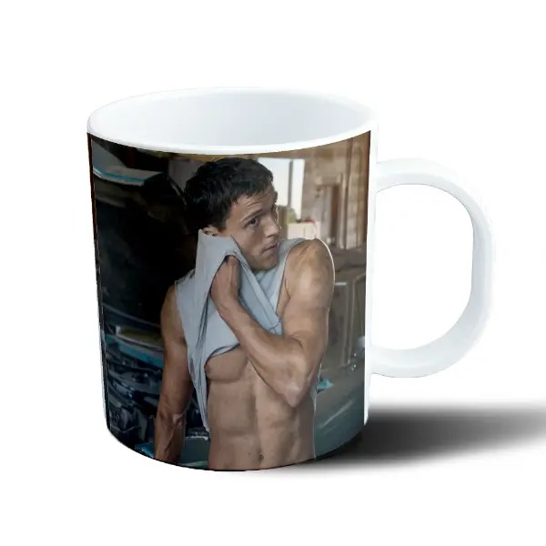 Taza de Plástico Tom Holland Foto Taller