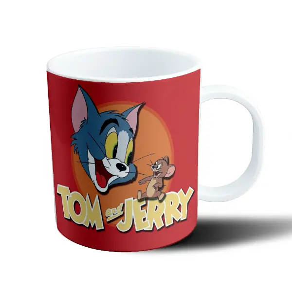 Taza de Plástico Tom y Jerry Tom Sonriente con Jerry