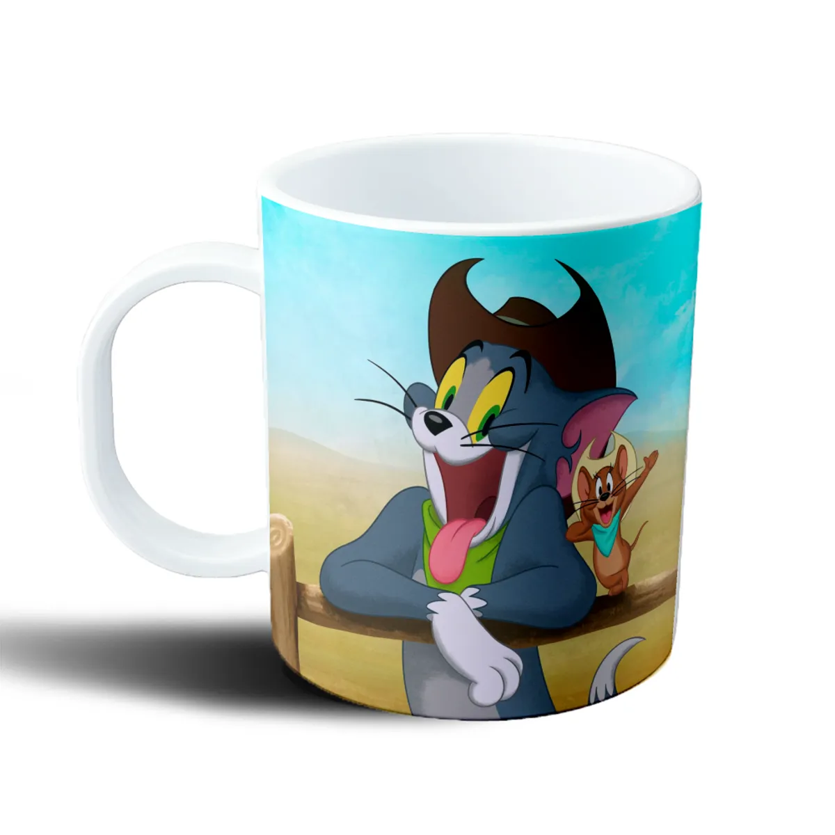 Taza de Plástico Tom y Jerry Vaqueros - vista 2