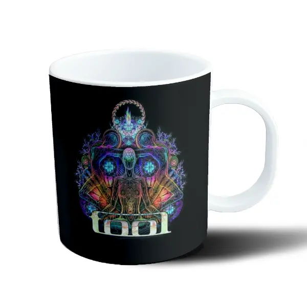 Taza de Plástico Tool Figura Psicodélica Multicolor