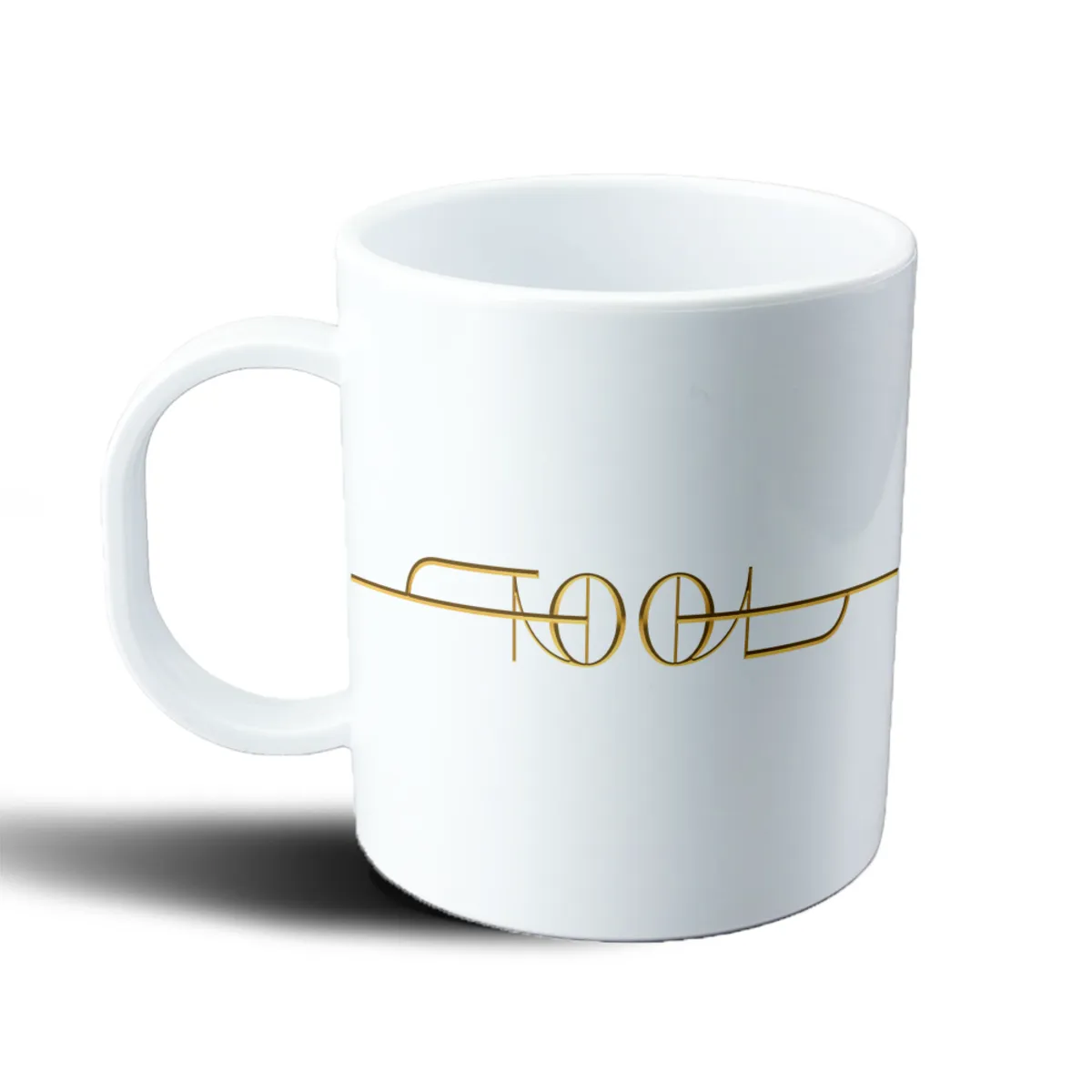 Taza de Plástico Tool Logo Dorado - vista 2