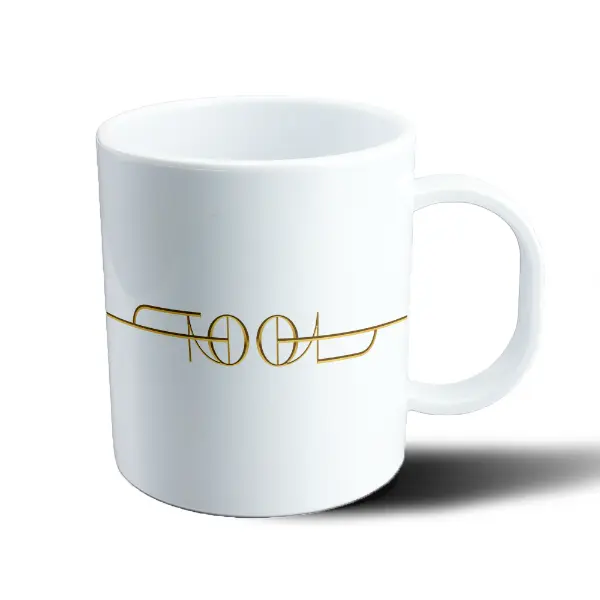 Taza de Plástico Tool Logo Dorado