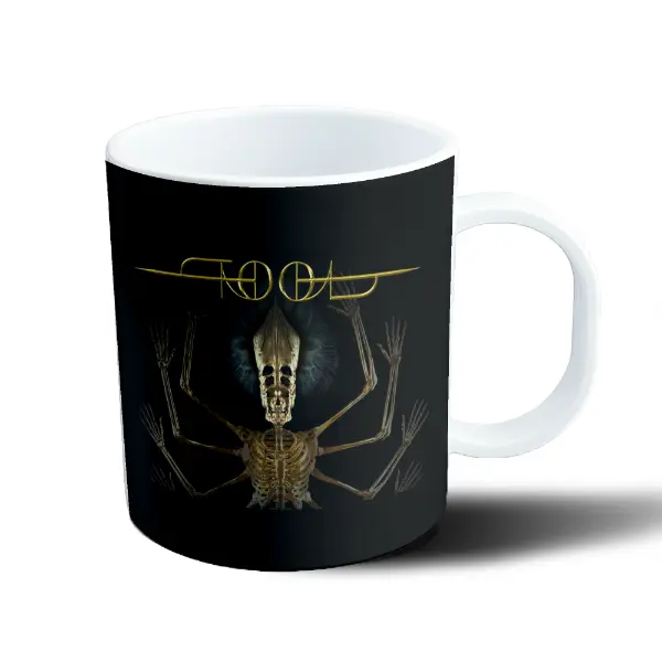 Taza de Plástico Tool Esqueleto Dorado
