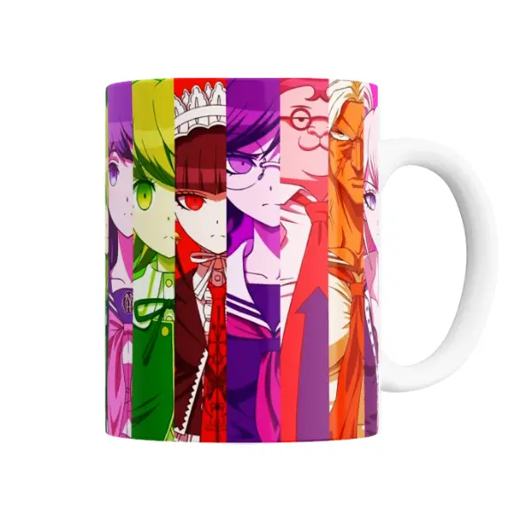 Taza de Cerámica Danganronpa Personajes Colores