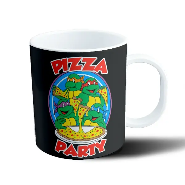 Taza de Plástico Tortugas Ninja Pizza Party