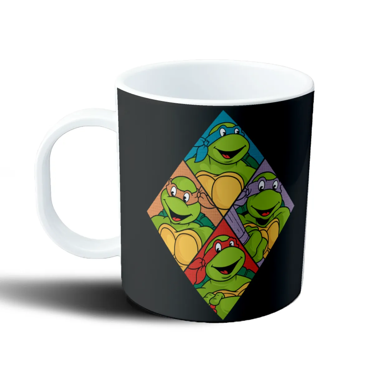 Taza de Plástico Tortugas Ninja Diamante Cuatro Hermanos - vista 2