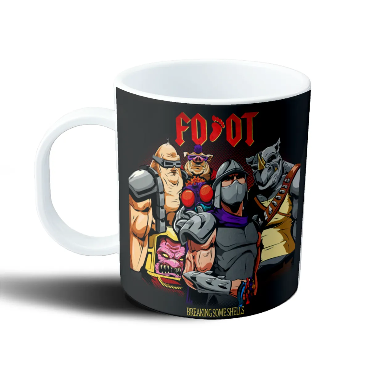 Taza de Plástico Tortugas Ninja Foot Clan Shredder Bebop Rocksteady - vista 2