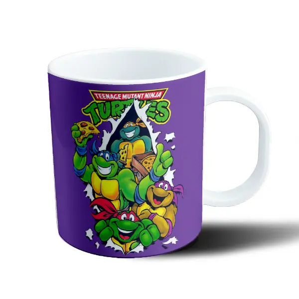 Taza de Plástico Tortugas Ninja Pizza Party