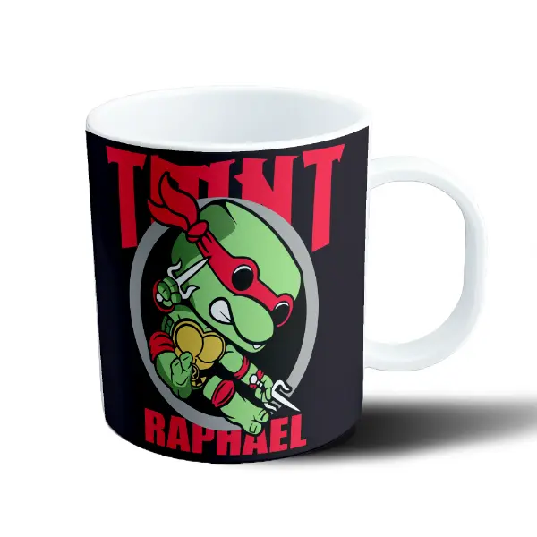 Taza de Plástico Tortugas Ninja Raphael