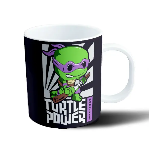 Taza de Plástico Tortugas Ninja Donatello Turtle Power