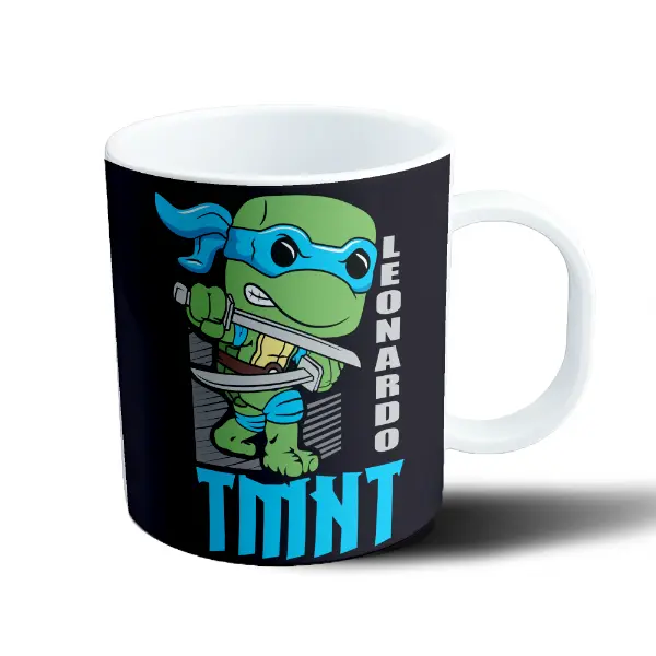Taza de Plástico Tortugas Ninja Leonardo TMNT