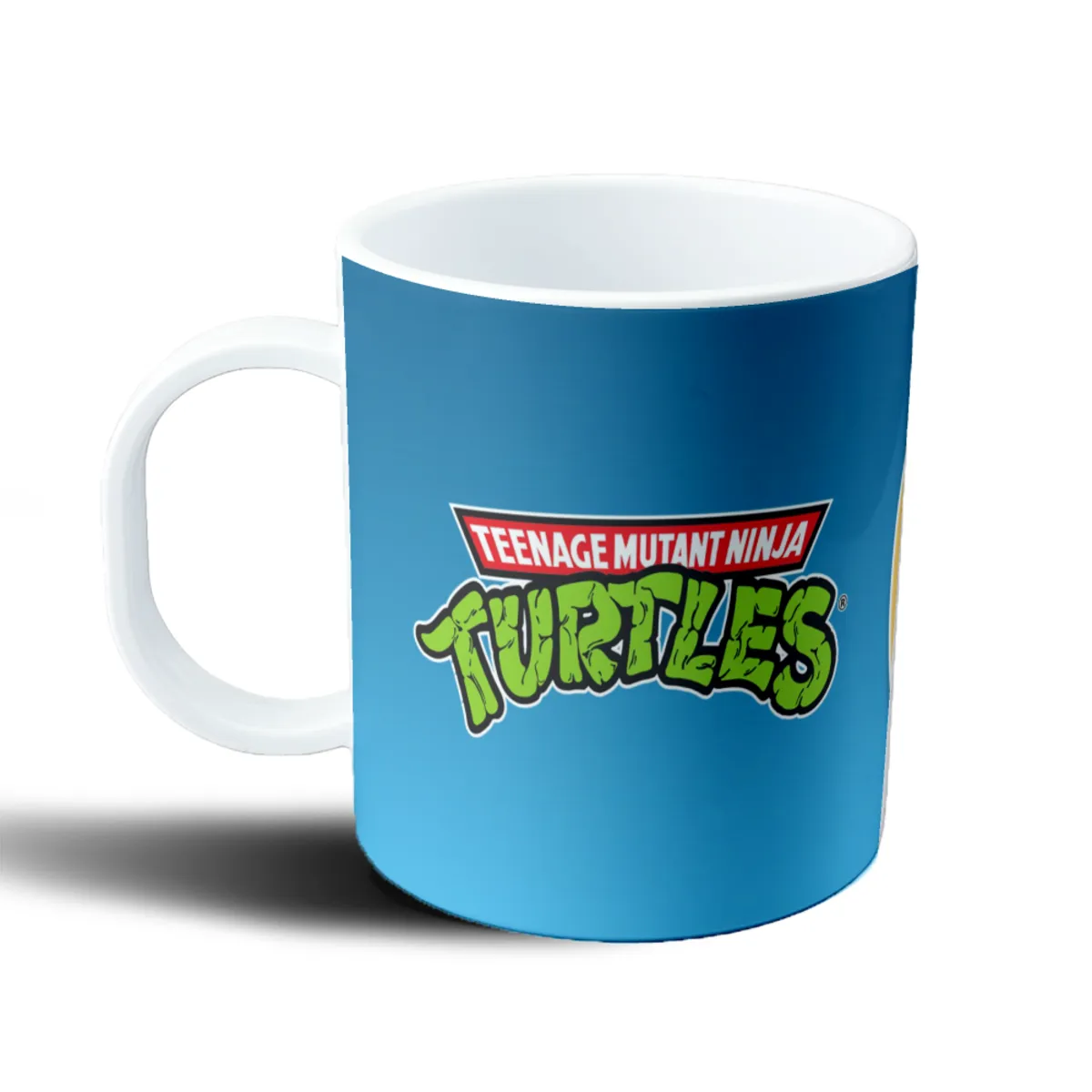 Taza de Plástico Tortugas Ninja Leonardo Chibi Pizza - vista 2