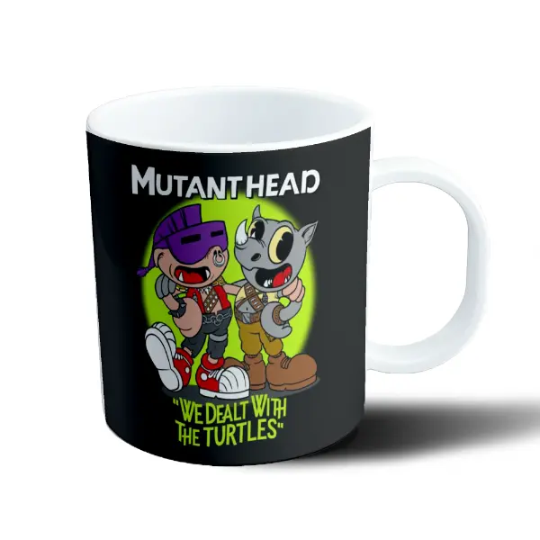 Taza de Plástico Tortugas Ninja Mutant Head We Dealt With The Turtles