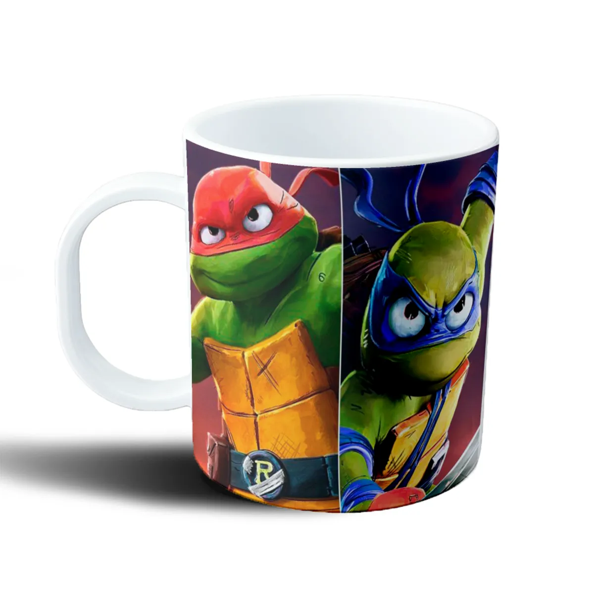 Taza de Plástico Tortugas Ninja Rafael y Leonardo - vista 2