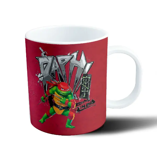 Taza de Plástico Tortugas Ninja Raphael Mutant Mayhem