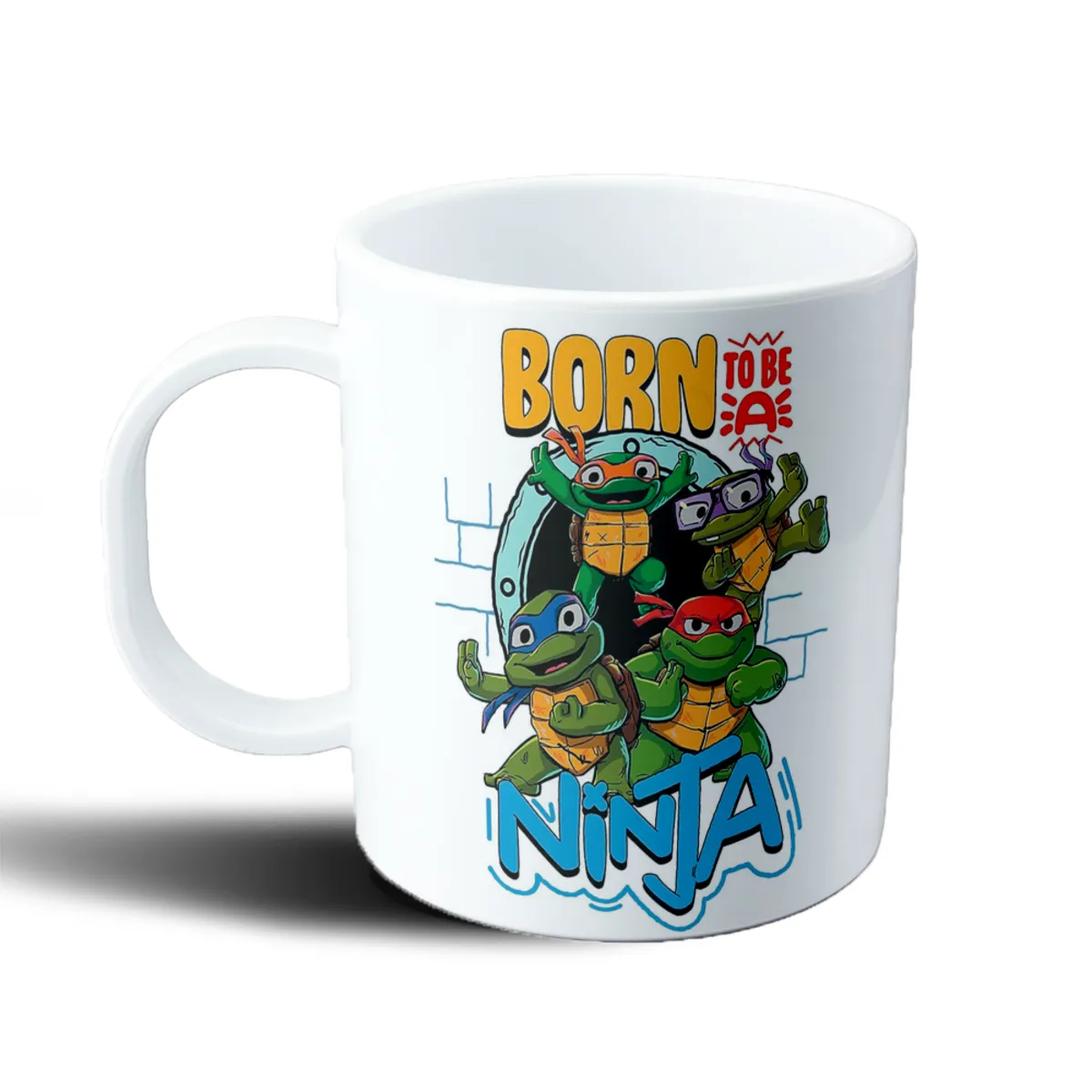 Taza de Plástico Tortugas Ninja Born to be a Ninja - vista 2