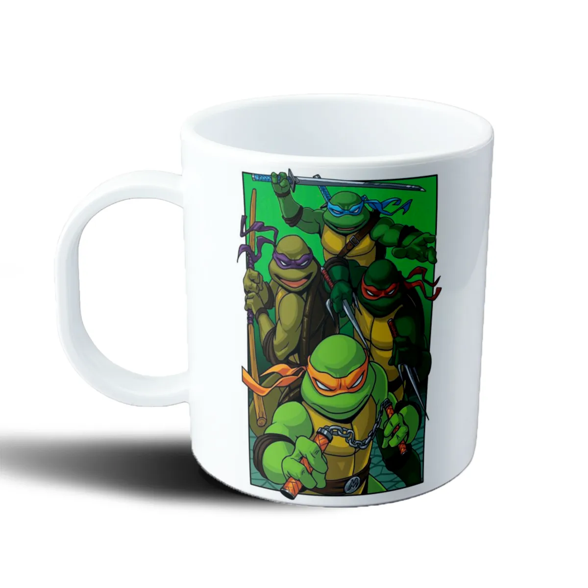 Taza de Plástico Tortugas Ninja Leonardo Donatello Rafael Miguel Ángel - vista 2