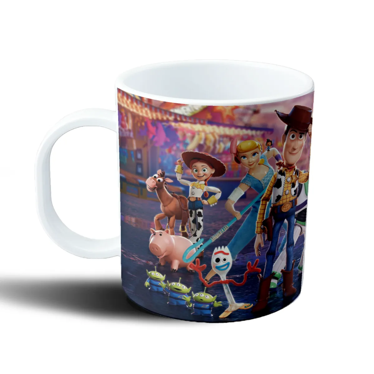 Taza de Plástico Toy Story Woody Buzz Jessie Bo Peep Forky - vista 2