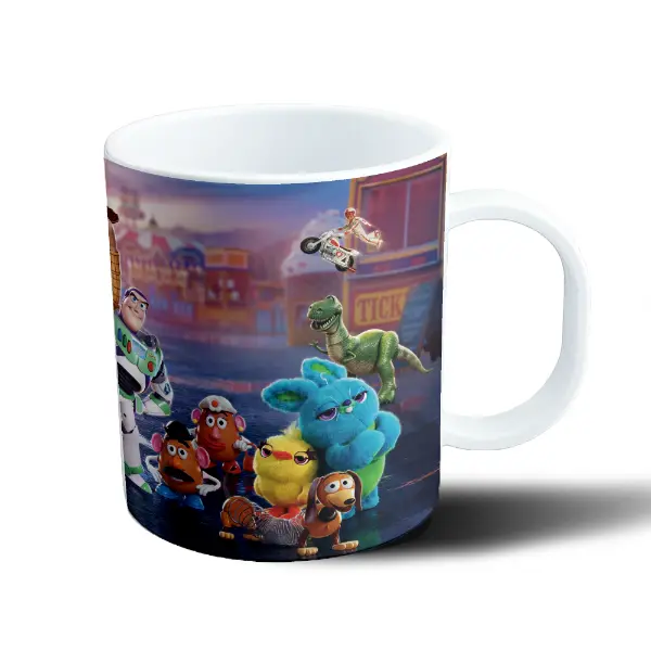 Taza de Plástico Toy Story Woody Buzz Jessie Bo Peep Forky