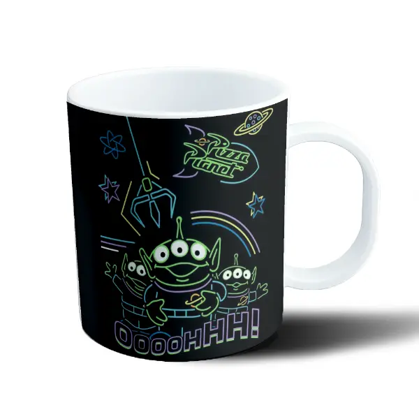 Taza de Plástico Toy Story Aliens Neón Ooooh