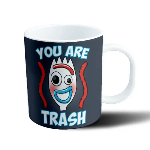 Taza de Plástico Toy Story Forky You Are Trash