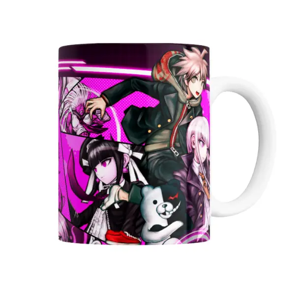 Taza de Cerámica Danganronpa Nagito Komaeda Monokuma Kyoko