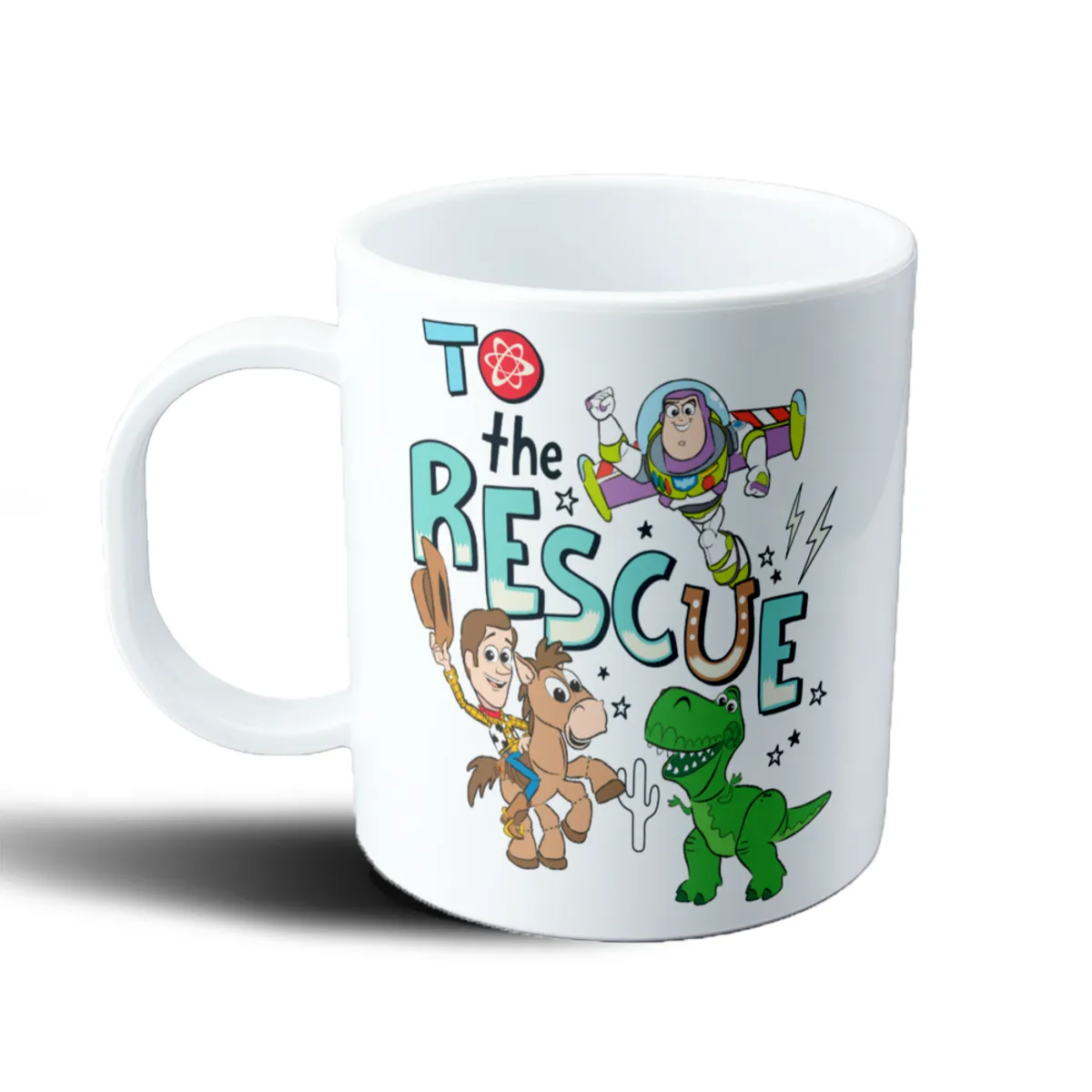Taza de Plástico Toy Story To the Rescue Woody Bullseye Buzz Rex - vista 2