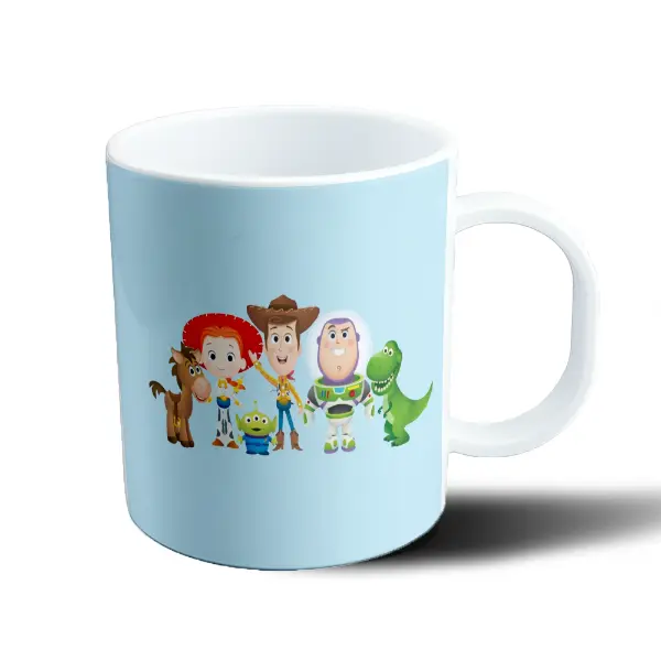 Taza de Plástico Toy Story Woody Jessie Buzz Rex y Hamm