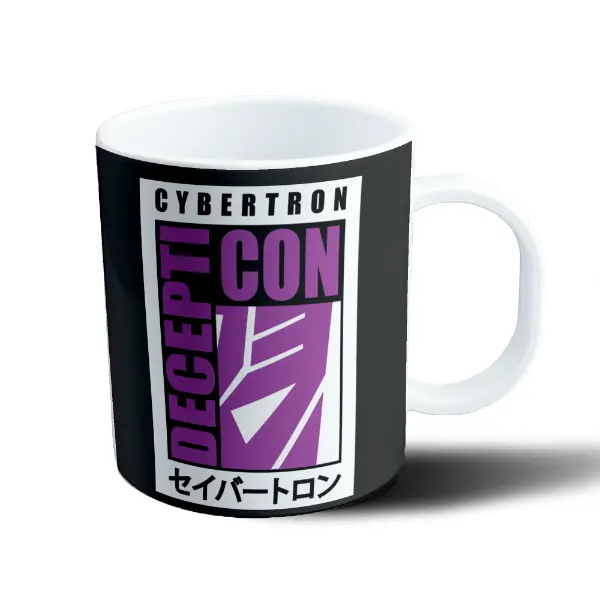 Taza de Plástico Transformers Decepticon Cybertron