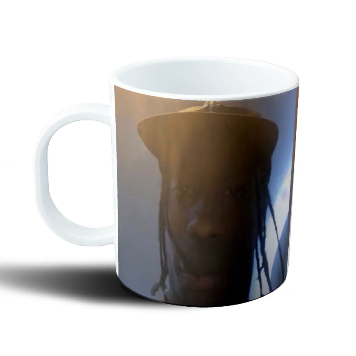 Taza de Plástico Travis Scott Retrato con Sombrero - vista 2