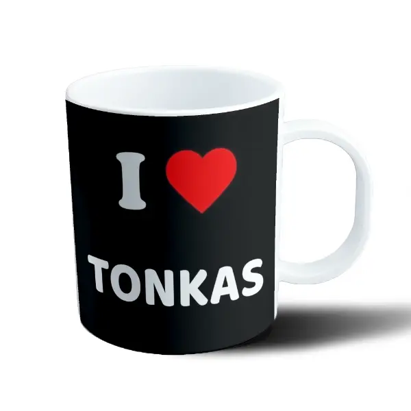 Taza de Plástico Tussiwarriors I Love Tonkas