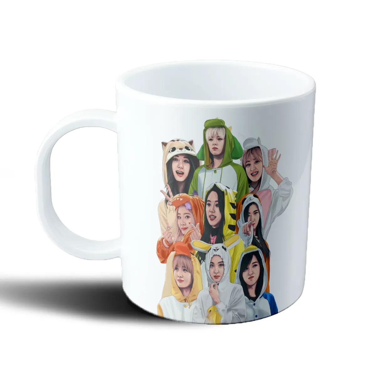 Taza de Plástico Twice Grupo con Pijamas de Animales - vista 2