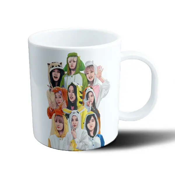 Taza de Plástico Twice Grupo con Pijamas de Animales