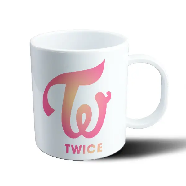 Taza de Plástico Twice Logo Degradado