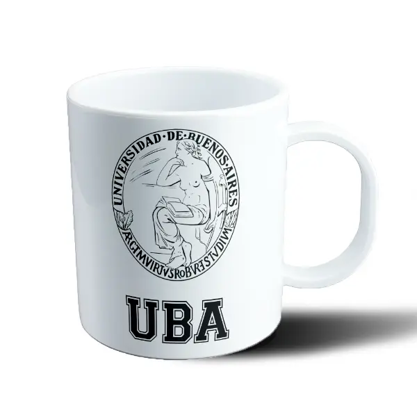 Taza de Plástico UBA Universidad de Buenos Aires Escudo