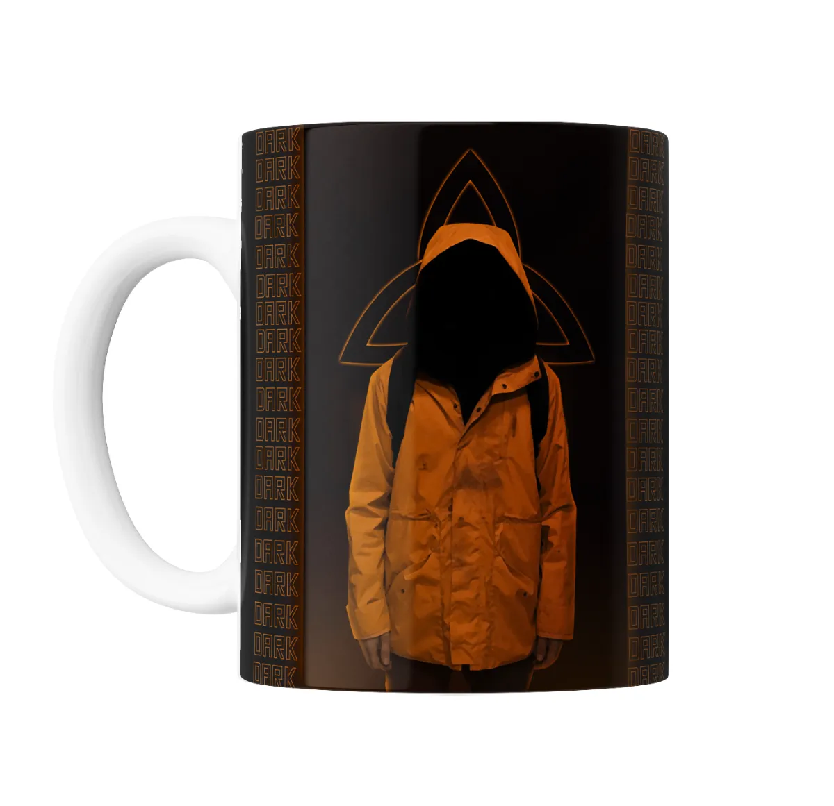Taza de Cerámica Dark Jonas Campera Naranja - vista 2