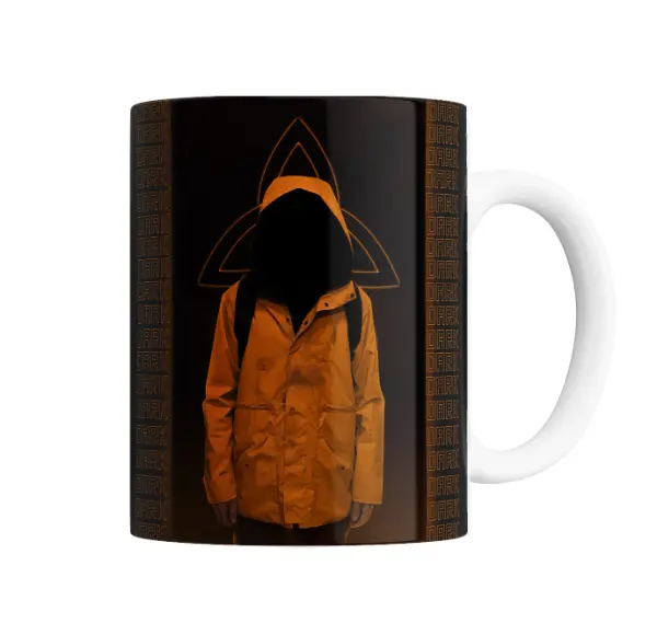 Taza de Cerámica Dark Jonas Campera Naranja