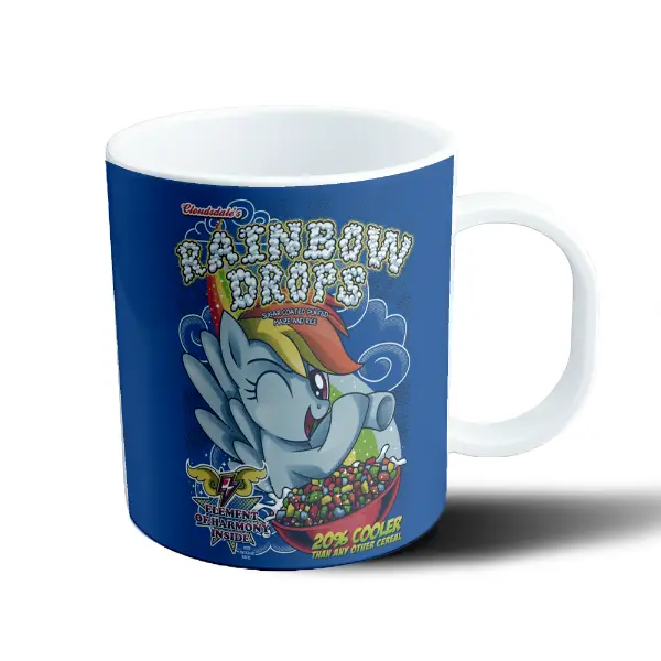 Taza de Plástico My Little Pony Rainbow Dash Rainbow Drops