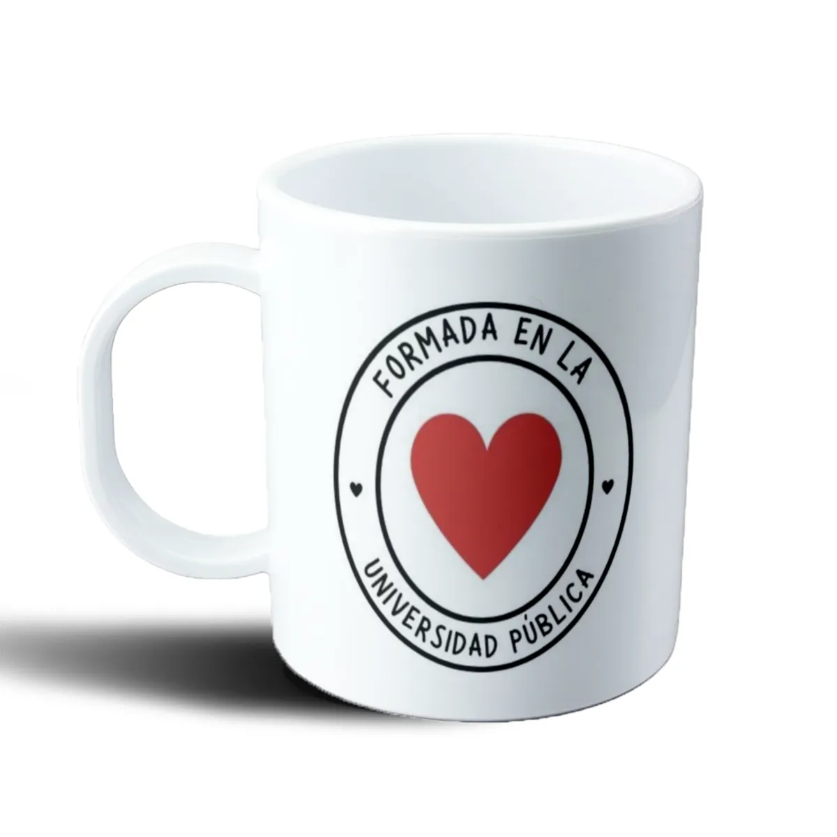 Taza de Plástico Universidad Argentina Formada en la Universidad Pública - vista 2