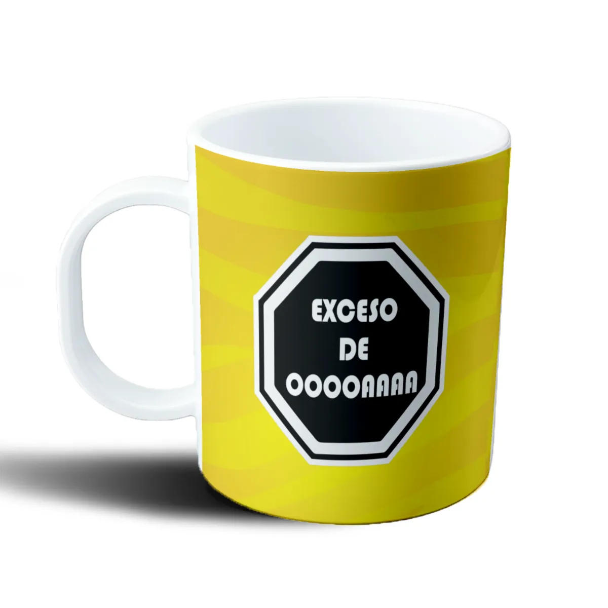 Taza de Plástico Un Poco de Ruido Exceso de Oooooaaaa - vista 2