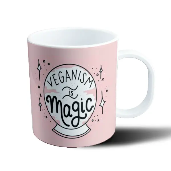 Taza de Plástico Veganism is Magic