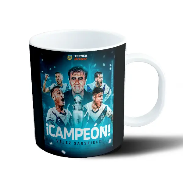 Taza de Plástico Vélez Sarsfield Campeón Torneo Betano
