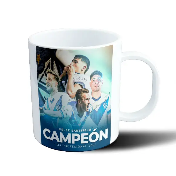 Taza de Plástico Vélez Sarsfield Campeón Liga Profesional 2024