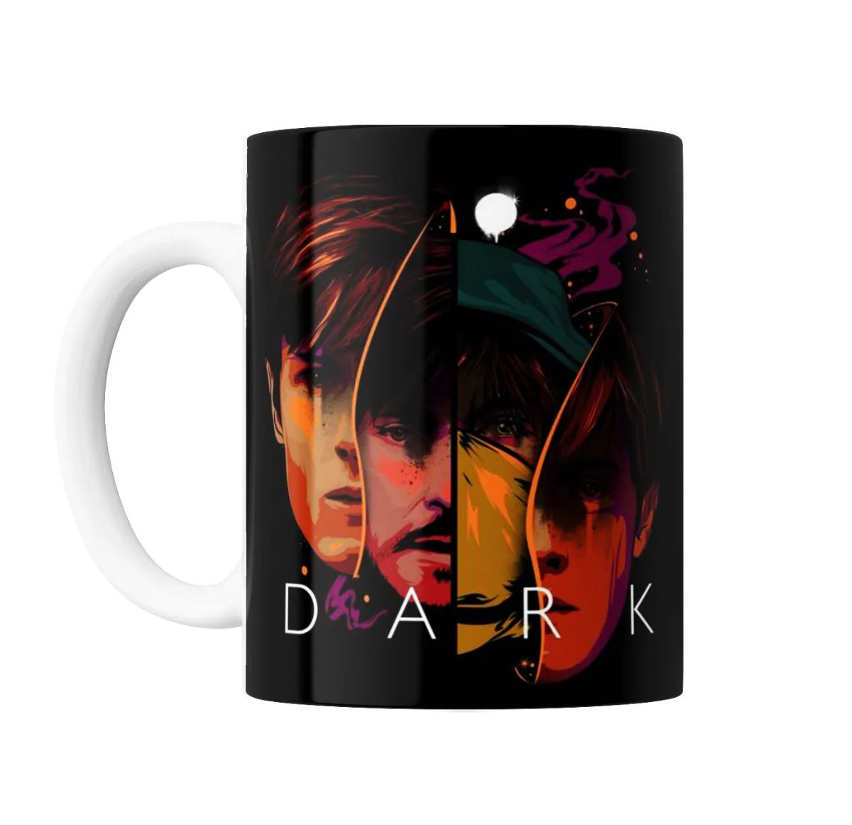 Taza de Cerámica Dark Jonas Rostros - vista 2