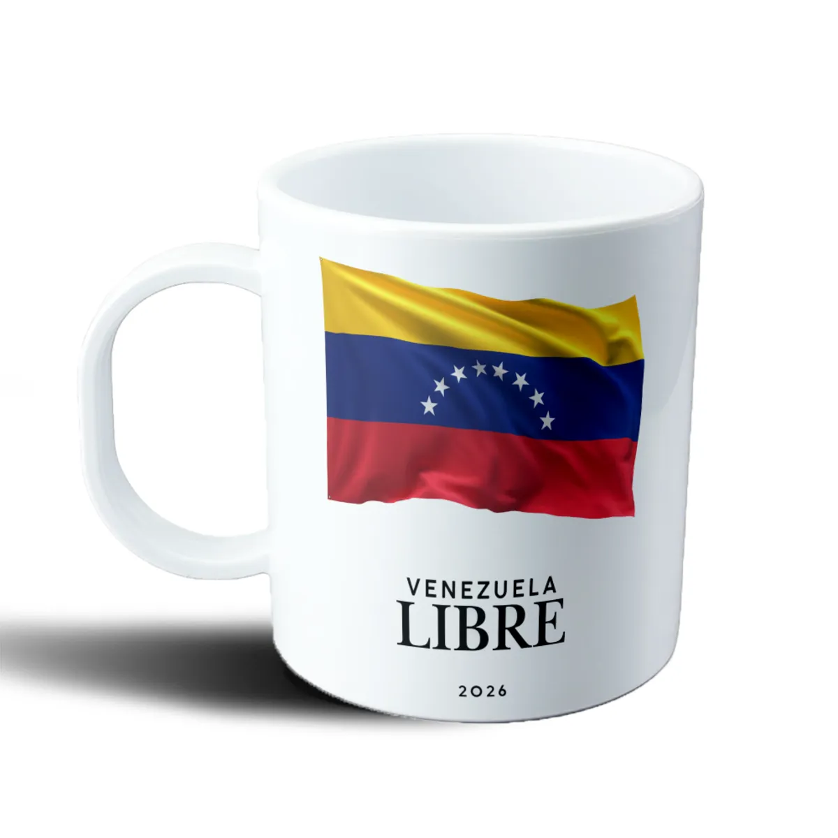 Taza de Plástico Venezuela Libre Bandera 2026 - vista 2