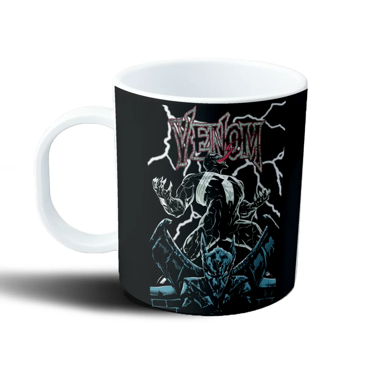 Taza de Plástico Venom Logo con Rayos y Gárgolas - vista 2