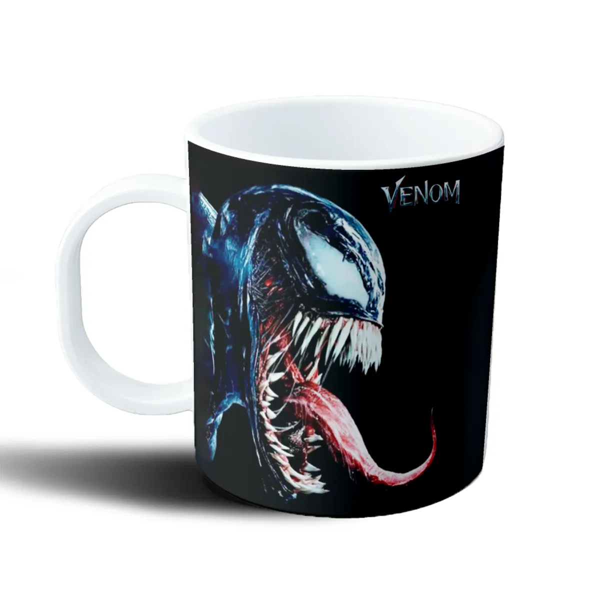 Taza de Plástico Venom Retrato Dientes y Lengua - vista 2